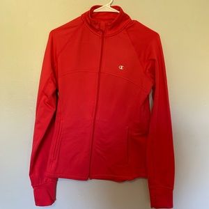 Hot pink champion zip up jacket